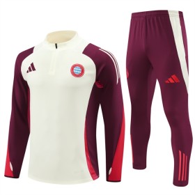 Bayern de Múnich Sudadera De Entrenamiento 2024-25 Blanca Quarter-Zip - Hombre